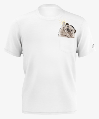 Taylor Nicole Dean White Cheering Hedgehog Pocket T-shirt #6564298