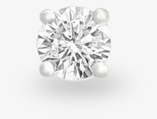 Certified Solitaire Diamond Earrings 18k White Gold #6567668