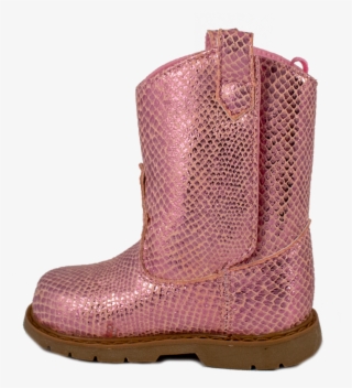 Pink Sparkle Pu Tall Western Boot #6570077