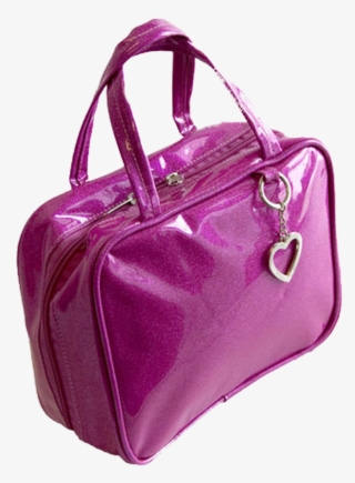 Meg Pink Glitter Tote With Heart Charm #6570137