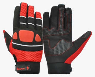 Mechanic Glove Synthetic Leather Four Way Air Mesh #6572611