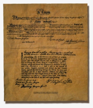 Oath Of Allegiance Of George Washington At Valley Forge #6573134