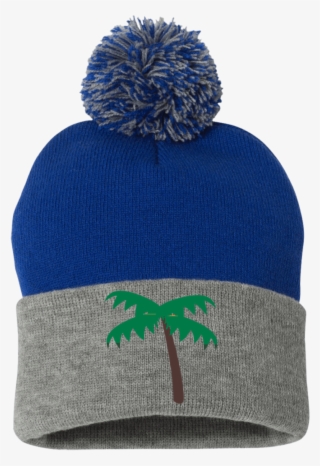 Palm Tree Emoji Sp15 Sportsman Pom Pom Knit Cap #6574266
