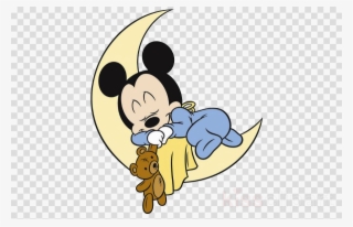 Baby Mickey Mouse Sleeping Clipart Mickey Mouse Minnie #6578999