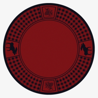 Moose Refuge Round Rug #6581523