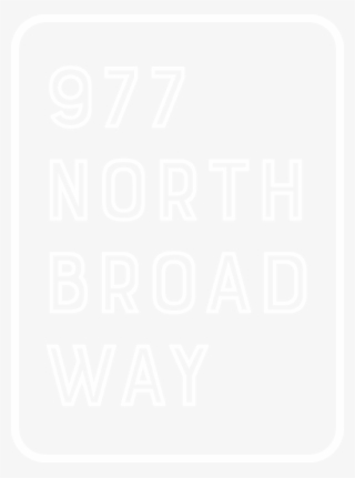 977 N Broadway Logo White@4x #6581576
