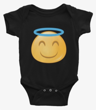 Expressive Angel Emoji Baby Onesie #6584589