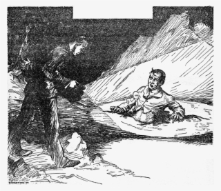 A Standing Man With An Electric Torch Looks At The #6584664