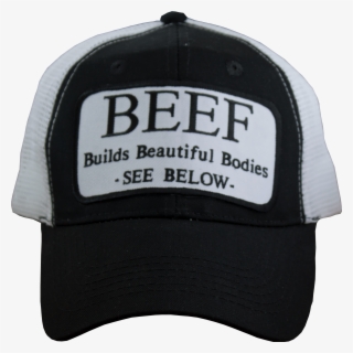 Beef Builds Beautiful Bodies Patch Trucker Hat #6586721