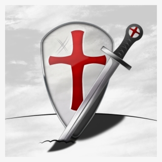 Escudo Templario Tattoo Clipart Knights Templar Sword #6587386