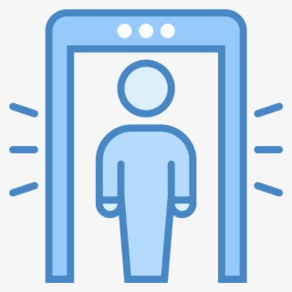 This Looks Like A Person Standing Inside Of A Rectangle #6589491