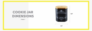 Dimensions Cookie Jar Black For Dogs English #6590060