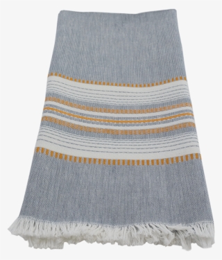 Slate/gold Chambray Towel #6590553