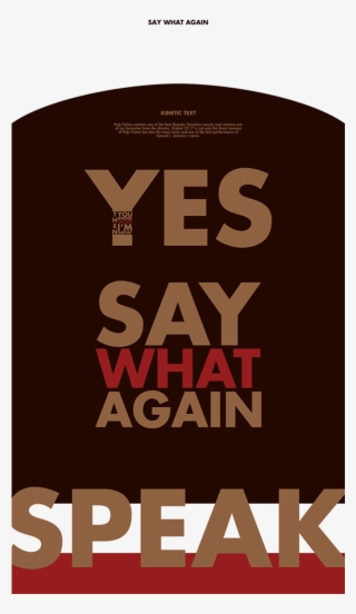 Kinetic Text Project, Created For A Project On The #6593630