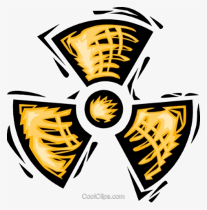 Radiation Symbol Royalty Free Vector Clip Art Illustration - Период Полураспада Радиоактивного Изотопа 80 Сут #660496