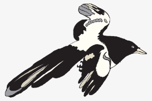 Flying Crow Clipart Black And White - Dracula Kartun Hitam Putih #660581