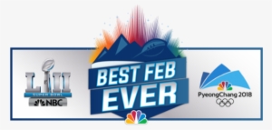 Nbc Celebrates “best Feb Ever” With Super Bowl Lii - Nbc Pyeongchang 2018 Olympic Pin #660828