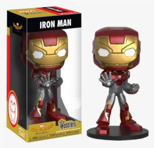Funko Wobblers Marvel Spiderman Homecoming Iron Man - Funko Wacky Wobbler Iron Man #660971
