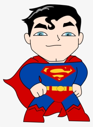 Superhero Cutouts, Superhero Cake, Superhero Birthday - Superman Chibi #661652