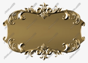 Filigree Sign Blank - Brass #661834 Filigree Sign Blank - Brass #661834