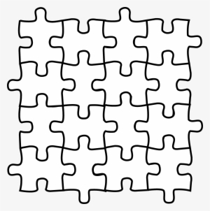 Puzzle Pieces Coloring Page Free Clip Art - Puzzle Piece Coloring Pages #662226