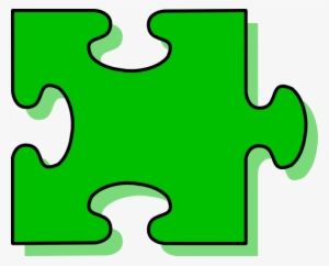 Piece Clip Art At Clker Com Vector - Autism Puzzle Piece Green #662582