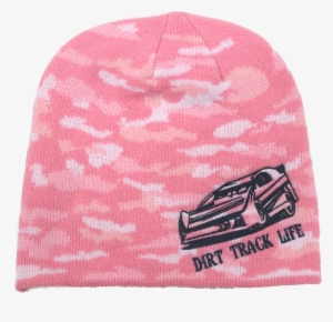 Pink Camo Dirt Track Life Beanie ***choose Sprint Car, - Beanie #662904