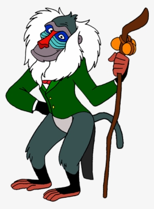 Rafiki As The Wizard Of Oz By Lionkingrulez-d5t3ik3 - Wizard Of Oz Beast #663374