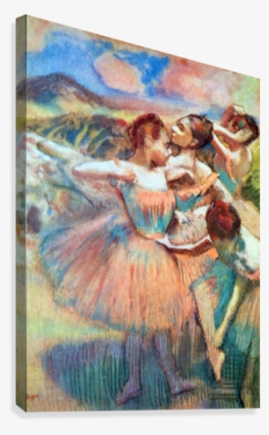 Dancers In The Landscape By Degas Canvas Print - Switchart Print: Degas' Dancers In The Landscape, 61x46in. #663913