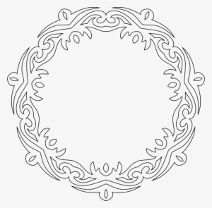 Decorative Line Art Frame - Hat Sanati Çerçeve #663963