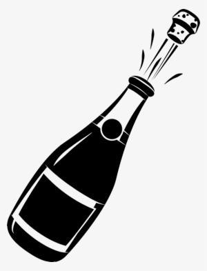 Banner Black And White Library Champagne Bottle Clipart #664445 Banner Black And White Library Champagne Bottle Clipart #664445