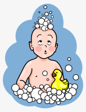 Banner Royalty Free Download Image Baby Clip Art Christart - Take A Bath Png #664843
