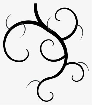 Rose Vine Cliparts - Swirl Clip Art #665153