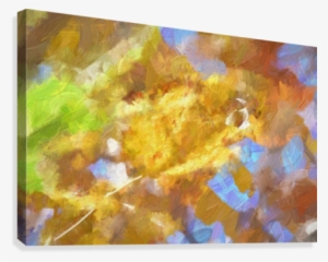 Autumn Leaves Macro 4 Abstract 1 Canvas Print - Painting #665386