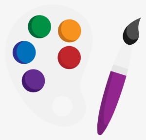 Open - Palette Painting Flat Icon #666131