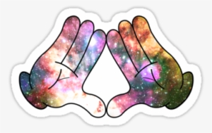 Swag Clipart Hand - T Shirt Stickers Png #666468