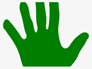 Handprint Clipart Green - .net #666957