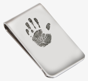 Wholesale Baby Handprint Money Clip - Sterling Silver Money Clip Style #666978