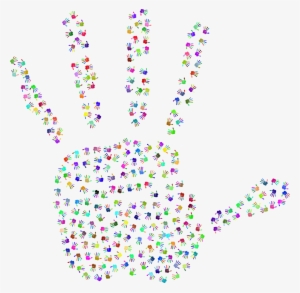 Handprint Clipart Transparent - Mains Colorées Png #667113 Handprint Clipart Transparent - Mains Colorées Png #667113