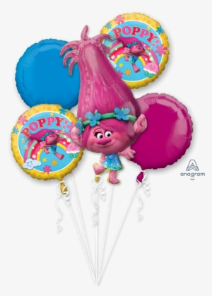 Trolls Poppy Foil Balloon Bouquet #667313