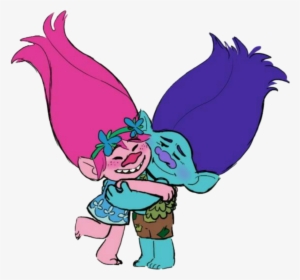 Branch Poppy Broppy Trolls Dreamworkstrolls Dreamworkst - Cartoon #667335