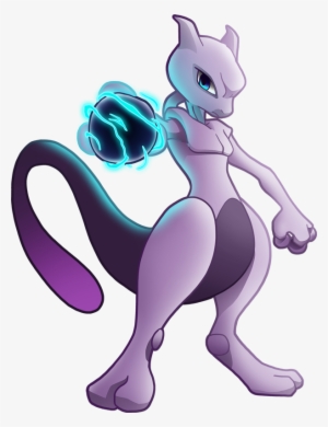 Shiny Mewtwo Pokédex - Mewtwo Pokemon Png #667709