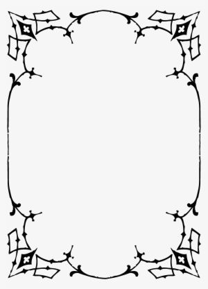 Transparent Frames And Borders - Paper Borders No Background #667799