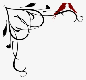 Red Love Birds Svg Clip Arts 600 X 559 Px #667845