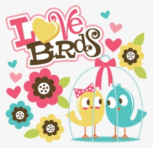 Love Birds Svg Scrapbook Collection Valentines Day - Happy Anniversary Two Love Birds #667916