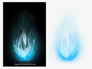 Blue Fire Effect Png - Blue Flame Ball Png #668076