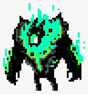 Blue Flame Boss - Fire Enemy Pixel Art #668469