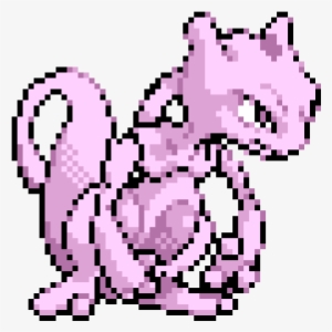 Transparent Sprite Mewtwo Vector Royalty Free - Pokemon Red Mewtwo Sprite #668521