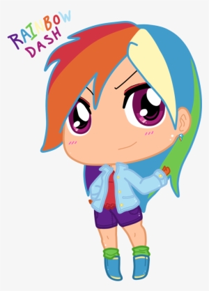 Graphic Royalty Free Chibi Google Search Random Pinterest - Rainbow Dash Human Chibi #668797