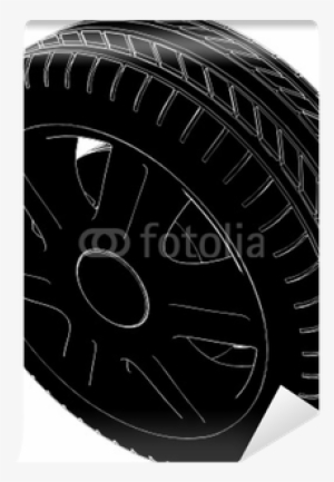 Car Wheel Tire Vector 02 Wall Mural - Tire Vector #668800